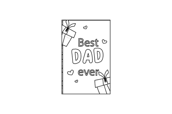 Download Father's Day Modern Decor Outline - Premium Resources