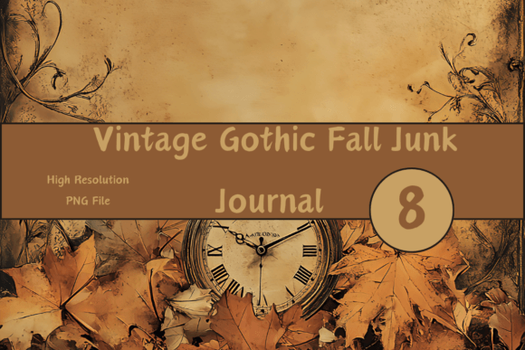 Download Gothic Fall Junk Journal Printable - Junk journal Collection