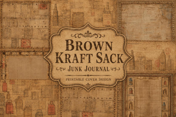 Download Brown Kraft Sack Junk Journal - Junk journal Collection