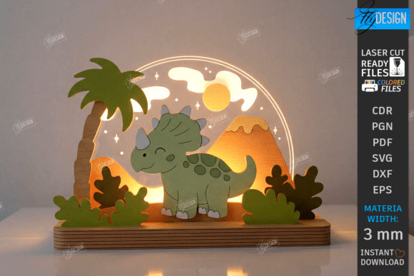 Download Kids Night Light Stand Laser Cut | CNC - Kid Collection